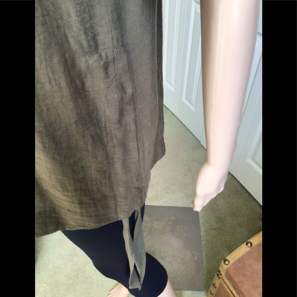 H&M Army Green/Taupe Summer Top - Picture 5 of 9